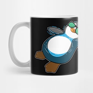 Penguin floating in Water Mug